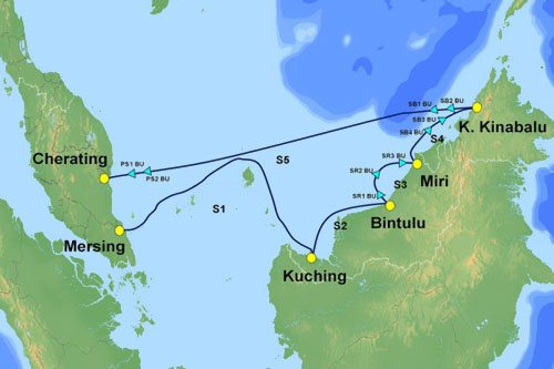 馬來西亞SKR1M海底電纜僅25%容量被使用